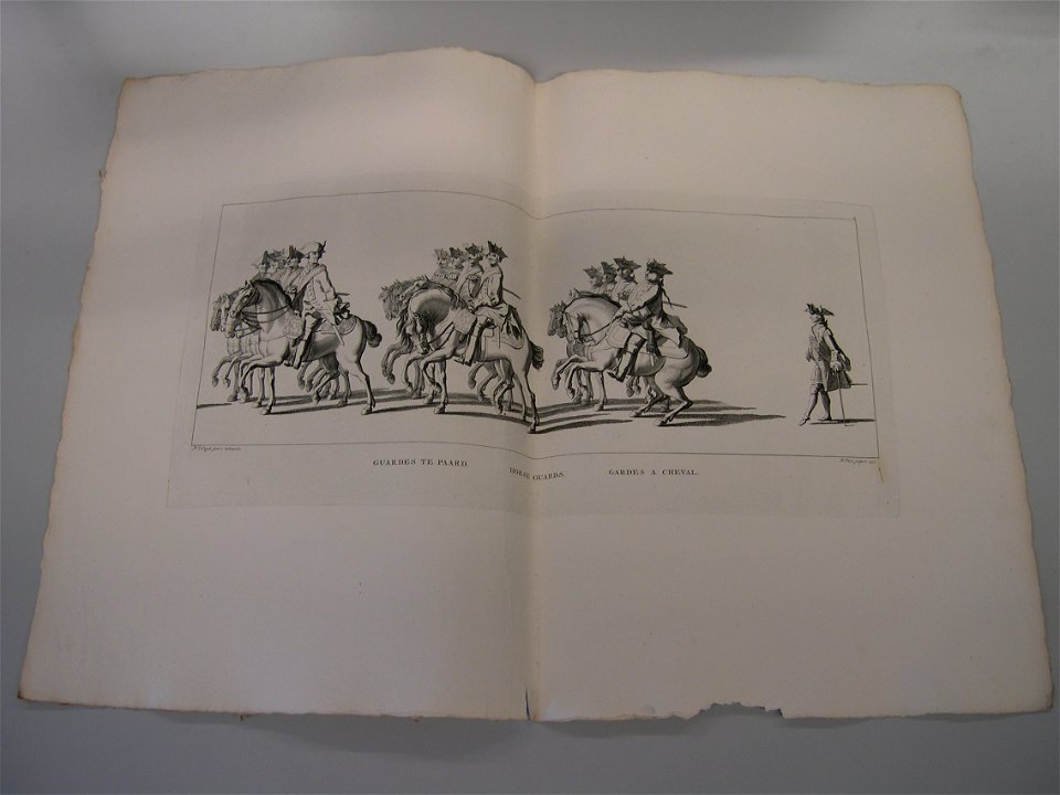 Prent begrafenisstoet Willem IV, objectnr B 5330.10