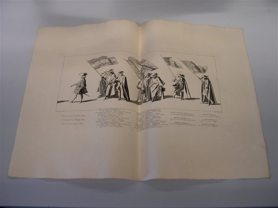 Prent begrafenisstoet Willem IV, objectnr B 5330.30