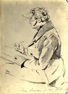 Portret van Bruno van Straaten (1786-1870) door Pieter van Loon