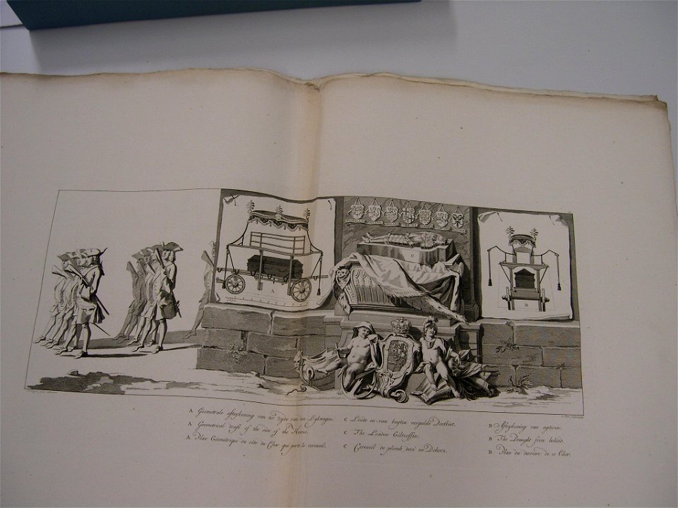 Prent begrafenisstoet Willem IV, objectnr B 5330.40