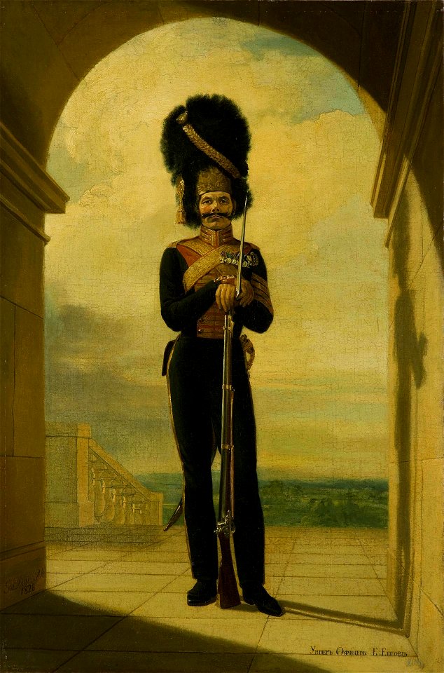 Portrait of Yegor Hetgort (1788-1857) by George Dawe, 1828, Hermitage