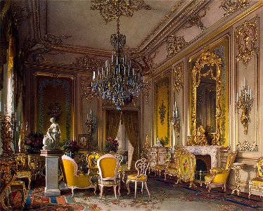 Premazzi. Mansion of Baron Stieglitz. The Drawing-Room. 1870