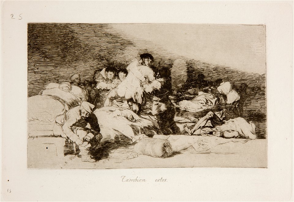 Prado - Los Desastres de la Guerra - No. 25 - Tambien estos