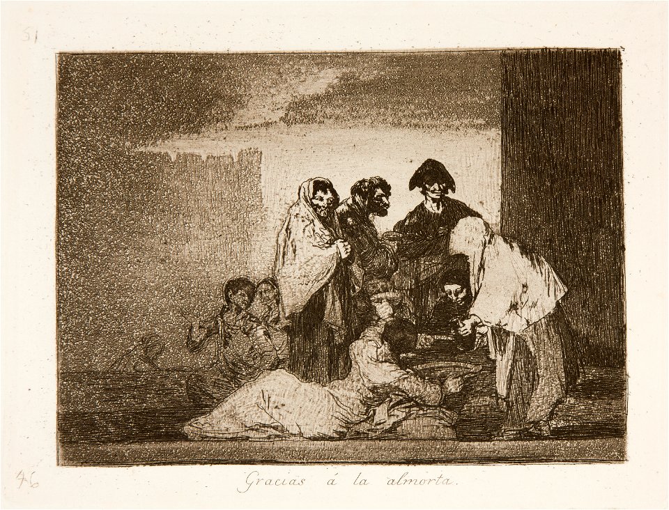 Prado - Los Desastres de la Guerra - No. 51 - Gracias á la almorta