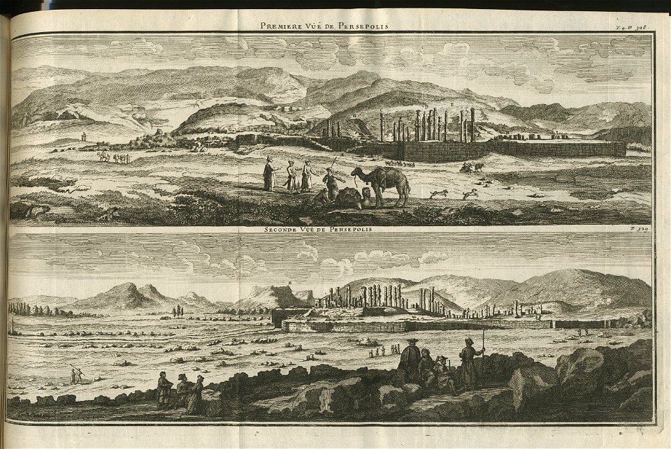 Première Vue de Persepolis- Deuxième Vue de Persepolis - Bruyn Cornelis De - 1725