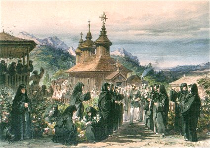 Preziosi - Vizita Domnitorului Carol I la Schitul Sf. Gheorghe din Buzău