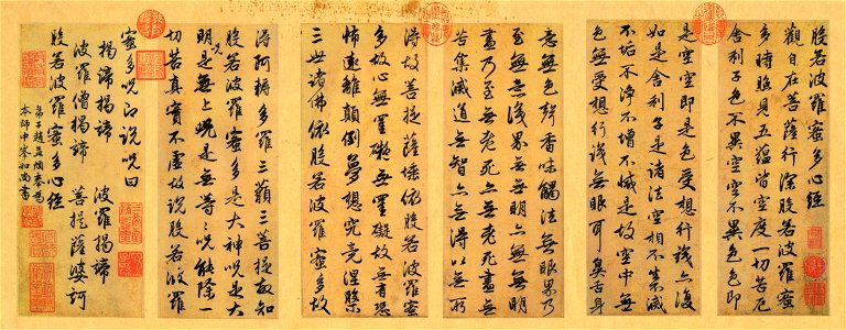 Prajnyaapaaramitaa Hridaya by Zhao Meng Fu Main Part