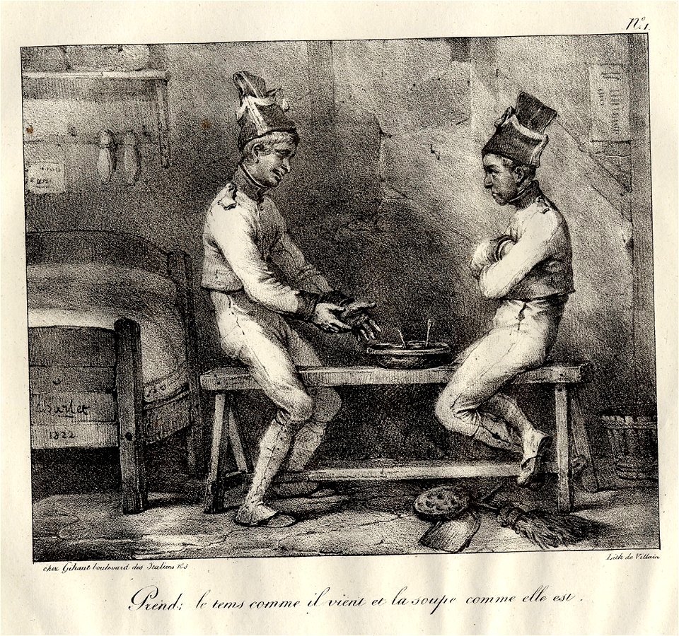 Prends le tems comme il vient et la soupe comme elle est (BM 1869,0410.20)