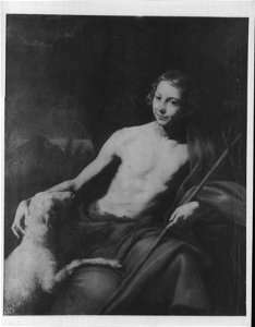 Previously attributed to Jusepe de Ribera (1591-1652) - Saint John the Baptist in the Wilderness - RCIN 402883 - Royal Collection
