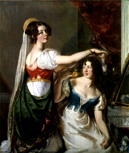 Preparing for a Fancy Dress Ball by William Etty YORAG 2009 6