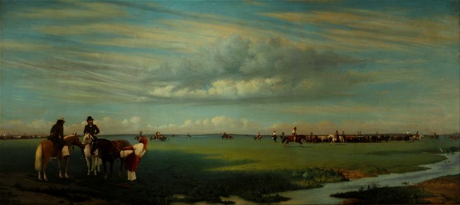 Prilidiano Pueyrredon - El rodeo - Google Art Project