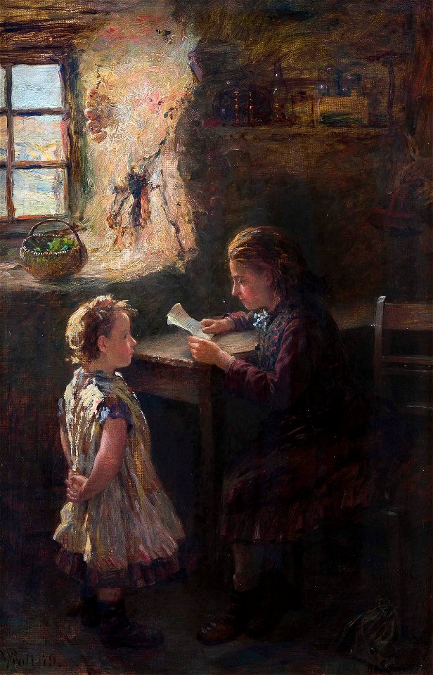 William Pratt - The letter (1879)