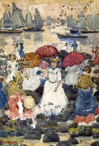 Maurice Brazil Prendergast - Beechmont (c. 1900-1905)