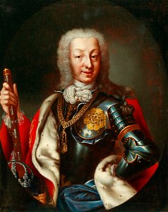 Presumed portrait of Charles Emmanuel III of Savoy (so-called Victor Amadeus II). Free illustration for personal and commercial use.