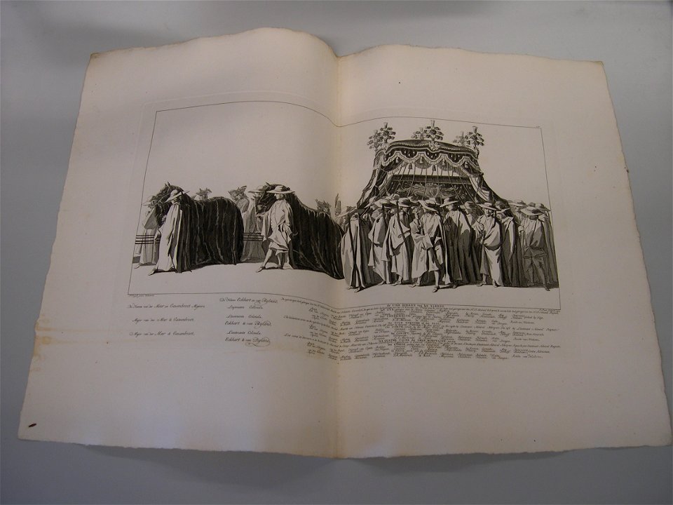 Prent begrafenisstoet Willem IV, objectnr B 5330.23