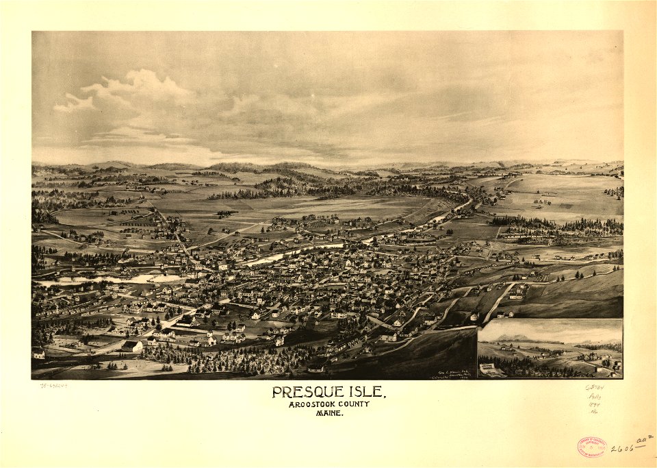 Presque Isle, Aroostook County, Maine. LOC 75693249