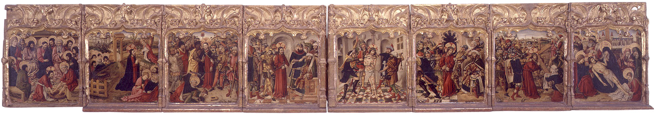 Predela con ocho escenas de la Pasión de Cristo (Museo de Bellas Artes de Valencia)