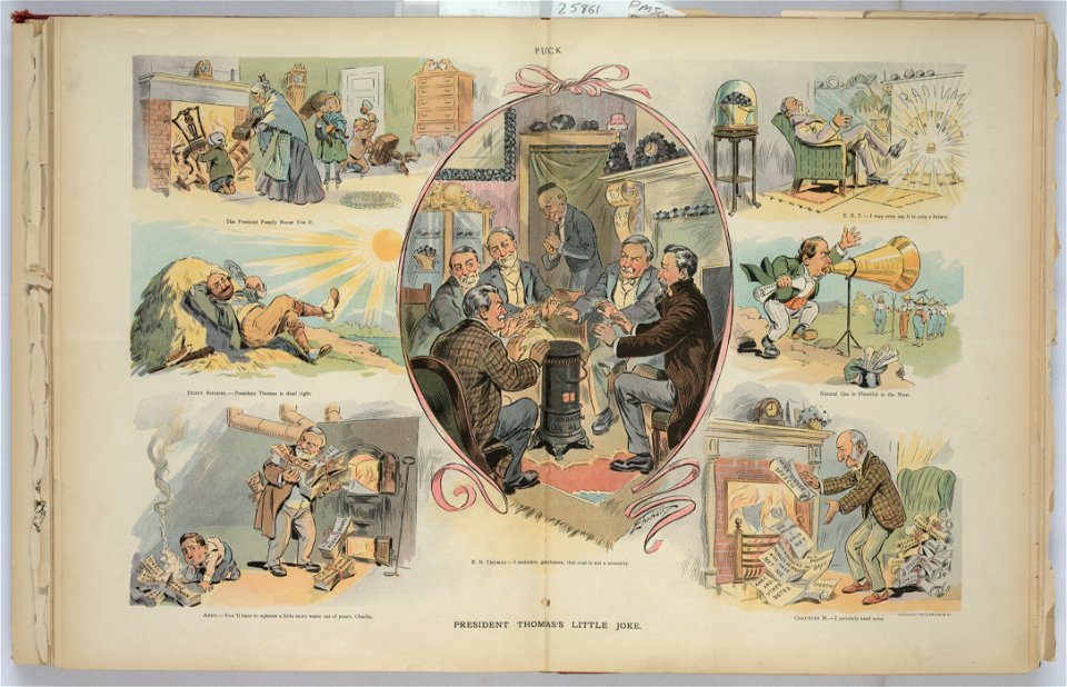President Thomas's little joke - Ehrhart. LCCN2011645543