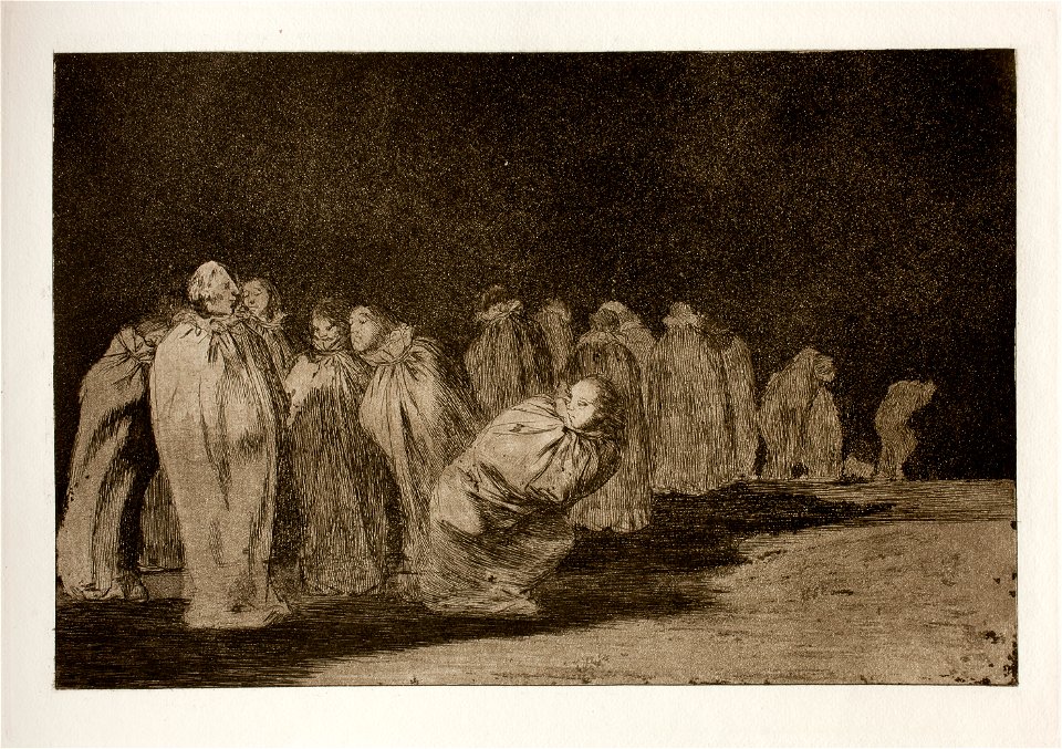 Prado - Los Disparates (1864) - No. 08 - Los ensacados