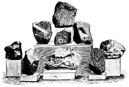 PSM V07 D609 Iowa county meteorites