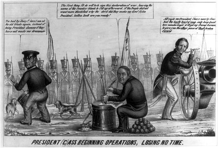 President (C)ass beginning operations, losing no time LCCN2008661480