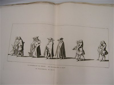 Prent begrafenisstoet Willem IV, objectnr B 5330.37