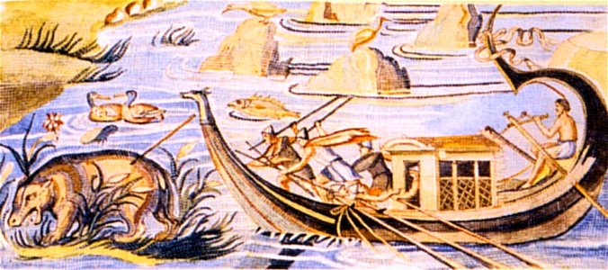 Praeneste - Nile Mosaic - Section 12 - Dal Pozzo