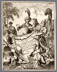 Prent Tweede reizen van den Heere De Thevenotbrbrbig'Identificatie'bigTitelTitelprent Tweede reizen van den Heere De Thevenot, objectnr A 19581