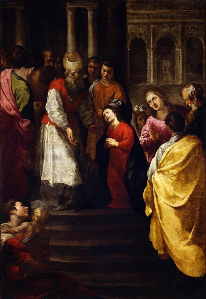 Presentación de la Virgen en el Templo, de Francisco de Herrera el Viejo (Real Academia de Bellas Artes de San Fernando)
