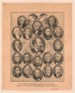 Presidential inauguration, 1881 - H.A. Thomas, Lith. 118 Fourth Av. N.Y. LCCN2012648902