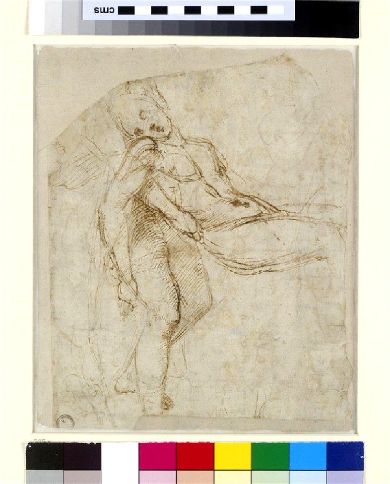 Raphael - Verso The dead Christ carried to the Tomb, WA1846.166