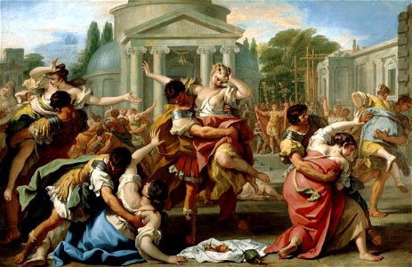Rape of the Sabine Women by Sebastiano Ricci