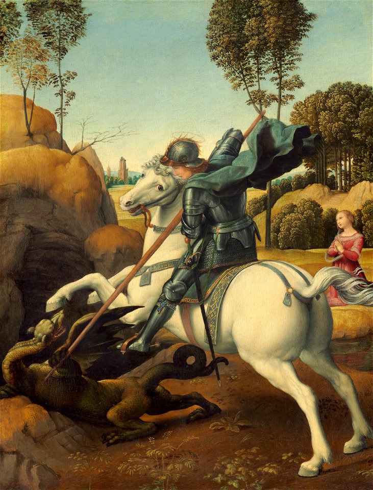 Raphael - Saint George and the Dragon - Google Art Project