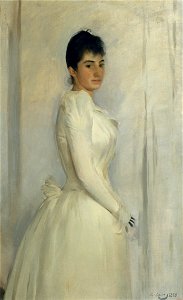 Ramon Casas - Portrait of Montserrat Carbó - Google Art Project