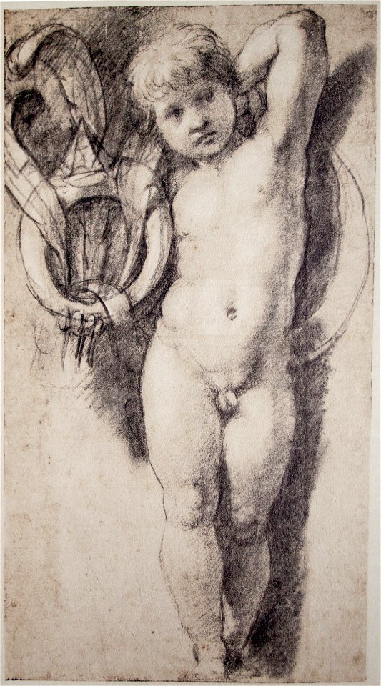 Sanzio - Putto Carrying the Medici Ring and Feathers