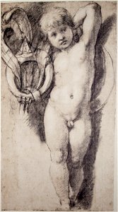 Sanzio - Putto Carrying the Medici Ring and Feathers