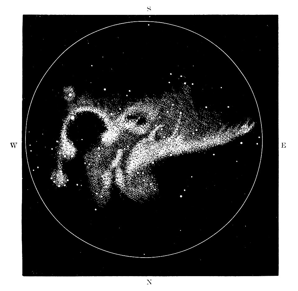 PSM V08 D291 Lassell horseshoe nebula 1862