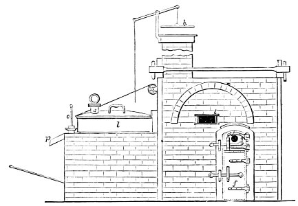 PSM V07 D574 Glass annealing furnace. Free illustration for personal and commercial use.