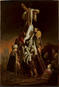 Rembrandt van Rijn - Descent from the Cross (Matthew 27-58–59, Mark 15, 45–46, Luke 23-52–53, John 19-38) - M.Ob.1688 MNW - National Museum in Warsaw