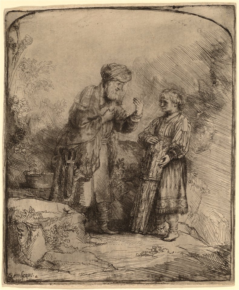 Rembrandt Abraham and Isaac