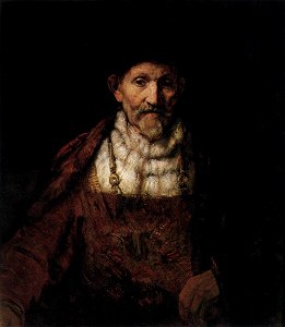 Rembrandt An Old Man in Fanciful Costume