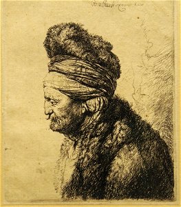 Rembrandt The second oriental head13