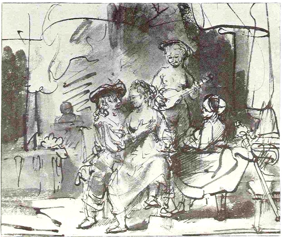 Rembrandt The Prodigal Son in the Tavern