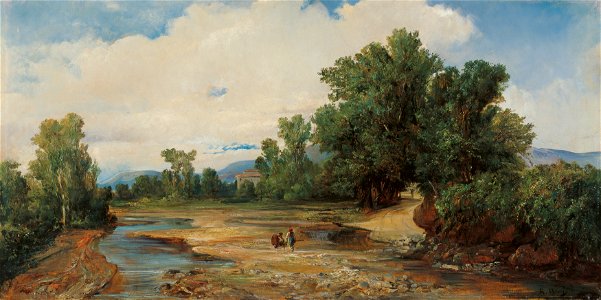Ramon Martí i Alsina The Seasonal Stream at Argentona