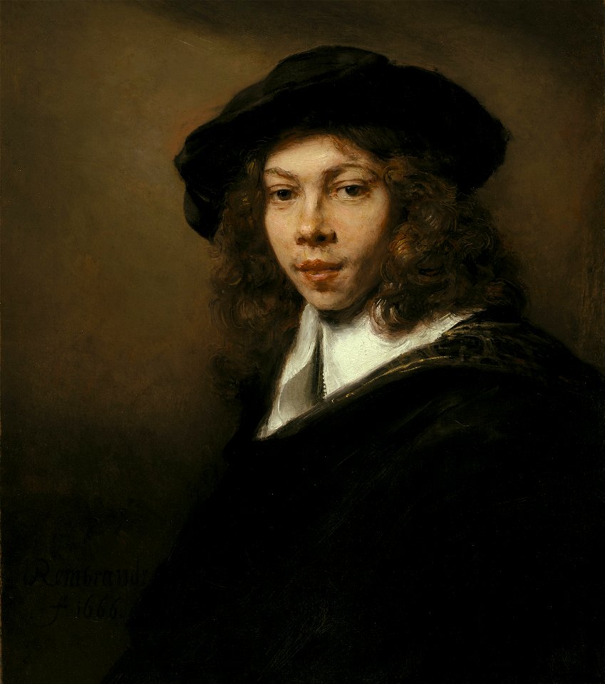 Rembrandt Harmensz. van Rijn - Young Man in a Black Beret - Google Art Project