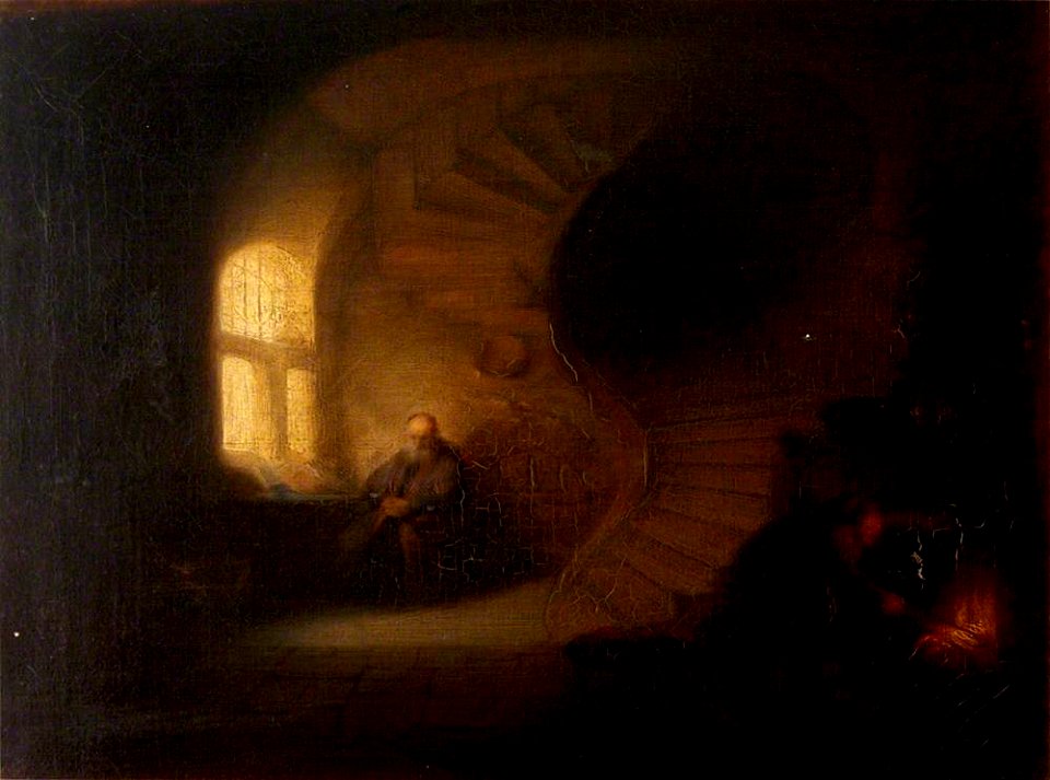 Rembrandt van Rijn (1606-1669) (after) - Philospher in Meditation - 884997 - National Trust