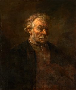 Rembrandt van Rijn - Study of an Old Man - 560 - Mauritshuis