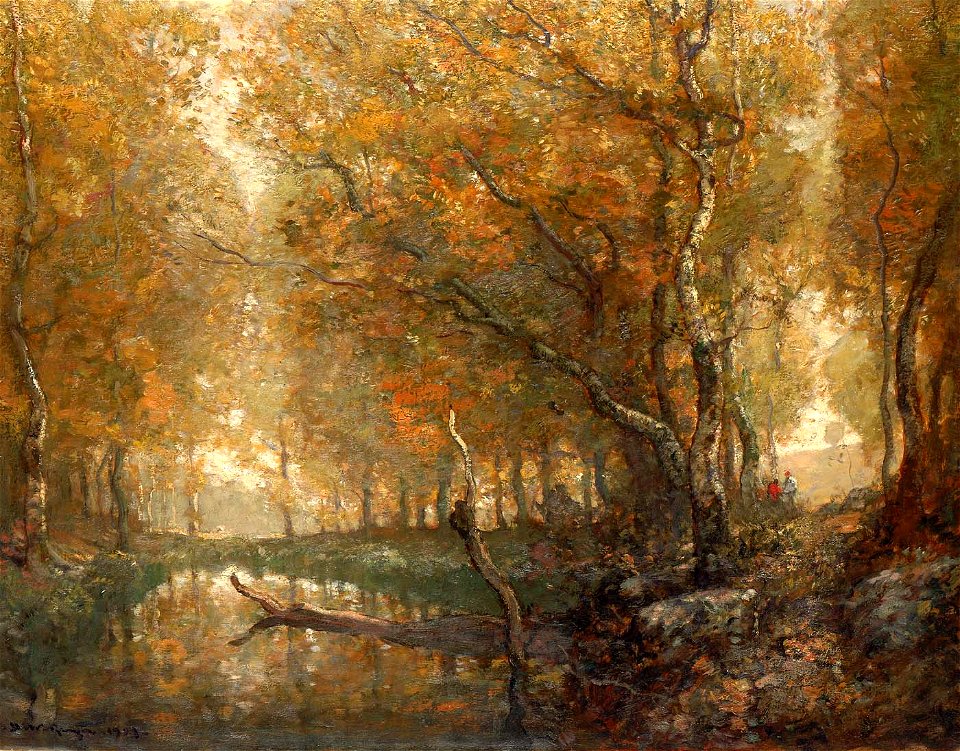 Henry Ward Ranger - Bradbury's Mill Pond, no. 2 - 1909.7.56 - Smithsonian American Art Museum