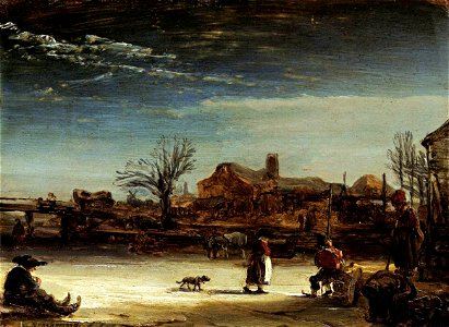 Rembrandt - Winter Landscape - WGA19231