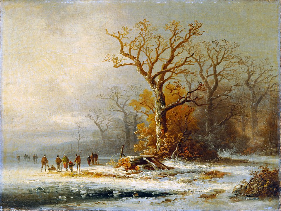 Remigius Adrianus van Haanen - Winterlandschaft - 11058 - Österreichische Galerie Belvedere